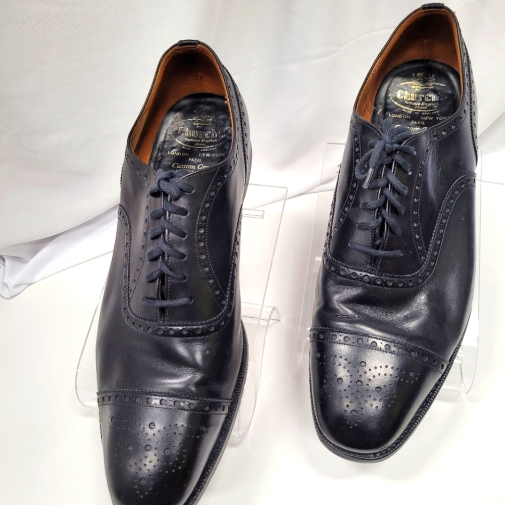 Church's Black Leather Men's Dress Shoes